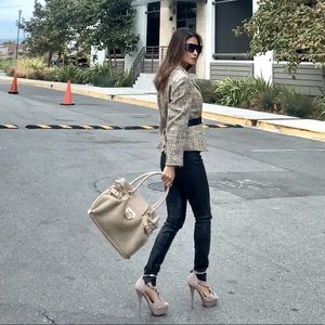 Authentic Salvatore Ferragamo Shearling bag